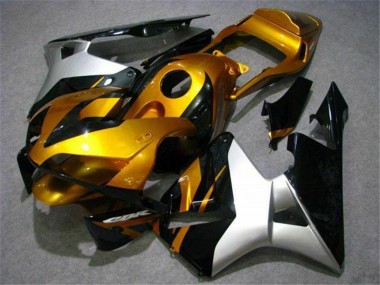 Purchase 2003-2004 Silver Gold Glossy Black Honda CBR600RR Motorcycle Fairing UK