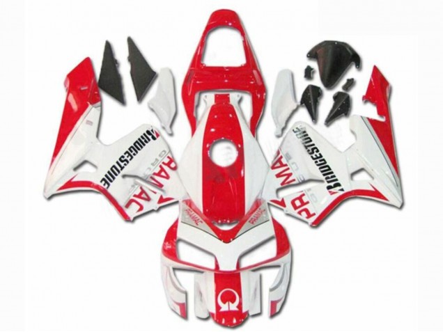 Purchase 2003-2004 White Red Pramac Bridgestone Honda CBR600RR Motorcycle Fairings UK