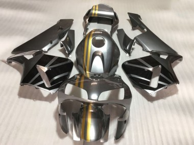 Purchase 2003-2004 Silver Gold Glossy Black Honda CBR600RR Motorcycle Fairings UK