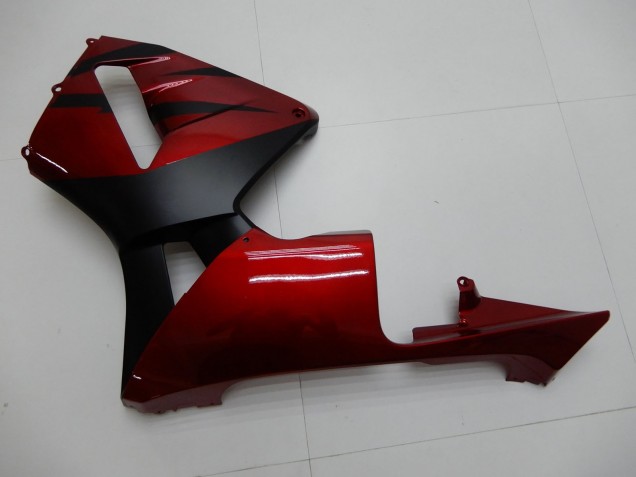 Purchase 2003-2004 Red Matte Black Stripe Honda CBR600RR Motorcycle Fairings UK