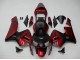 Purchase 2003-2004 Red Matte Black Stripe Honda CBR600RR Motorcycle Fairings UK
