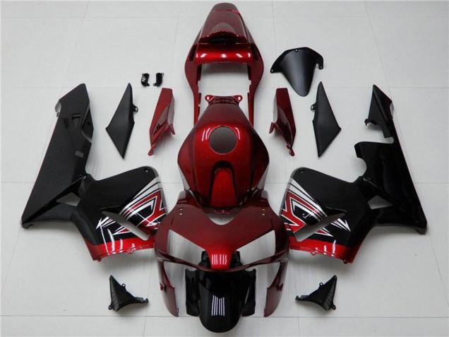 Purchase 2003-2004 Red Silver Glossy Black Honda CBR600RR Motorcycle Fairing UK