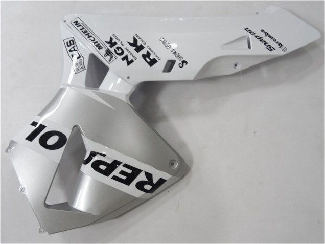 Purchase 2003-2004 White Silver Black Repsol Honda CBR600RR Motorcycle Fairing UK