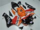 Purchase 2003-2004 Orange White Red Glossy Black Repsol Honda CBR600RR Motorcycle Fairing Kits UK