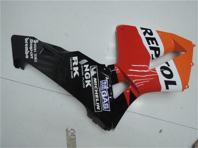 Purchase 2003-2004 Orange White Red Glossy Black Repsol Honda CBR600RR Motorcycle Fairing Kits UK