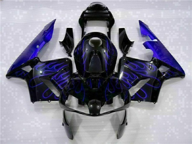 Purchase 2003-2004 Black with Blue Flame Honda CBR600RR Motorcycle Fairing Kits UK Purchase 2003-2004 Black with Blue Flame Honda CBR600RR Motorcycle Fairing Kits UK