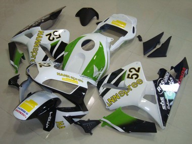 Purchase 2003-2004 White Green Yellow Glossy Black Hannspree 52 Honda CBR600RR Motorcycle Fairings UK