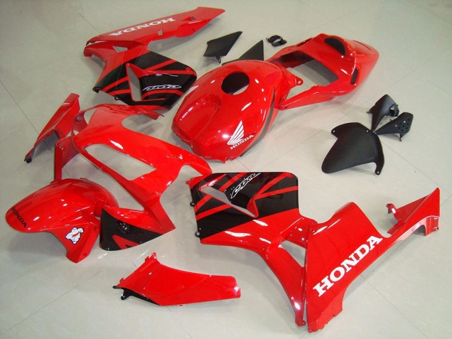 Purchase 2003-2004 Red Glossy Black Honda CBR600RR Abs Fairings UK