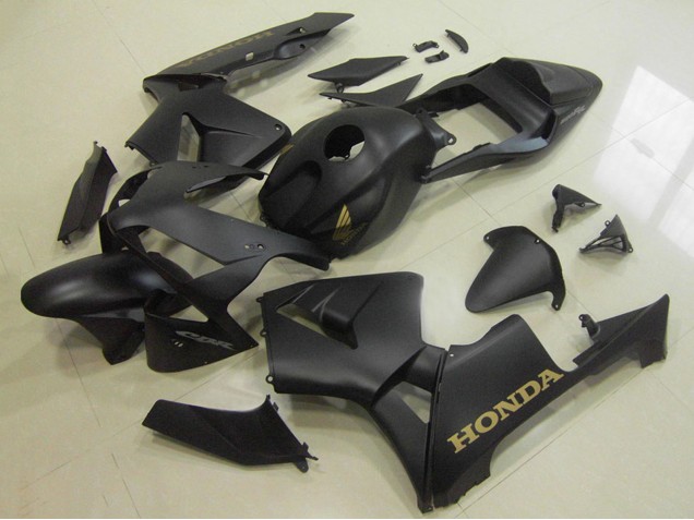 Purchase 2003-2004 Matte Black Gold Decal Honda CBR600RR Motorcycle Fairings UK