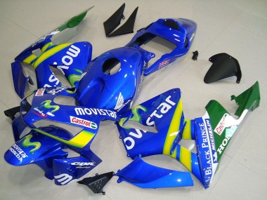 Purchase 2003-2004 Blue Yellow Green MoviStar Honda CBR600RR Motorcycle Fairing UK