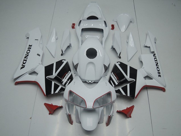 Purchase 2003-2004 White Glossy Black Honda CBR600RR Motorcycle Fairing UK