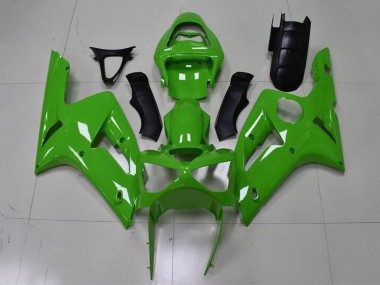 Purchase 2003-2004 Green Kawasaki ZX6R Motorcycle Fairing UK