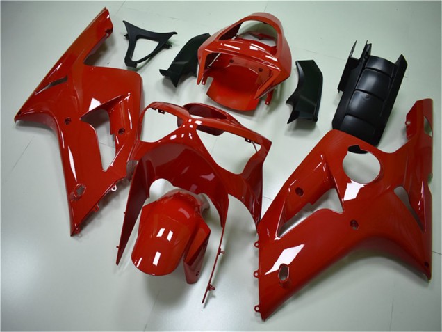 Purchase 2003-2004 Red Kawasaki ZX6R Motorcycle Fairing Kits UK