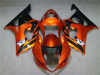Purchase 2003-2004 Orange Black Suzuki GSXR 1000 Motorcycle Fairing Kits UK
