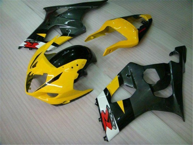 Purchase 2003-2004 Yellow Black Suzuki GSXR 1000 Motorcycle Fairings Kit UK