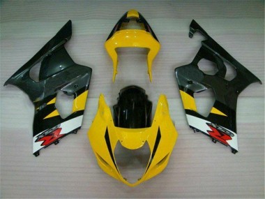 Purchase 2003-2004 Yellow Black Suzuki GSXR 1000 Motorcycle Fairings Kit UK