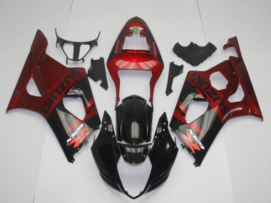 Purchase 2003-2004 Red Glossy Black Suzuki GSXR 1000 Motorcycle Fairing UK