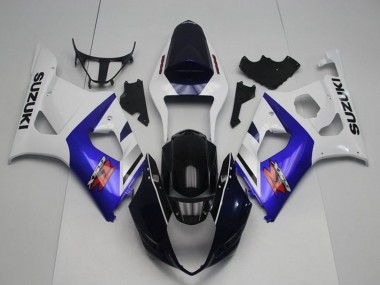 Purchase 2003-2004 White Blue Glossy Black Red Suzuki GSXR 1000 Motorcycle Fairings UK