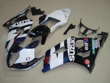 Purchase 2003-2004 White Black Elf Suzuki GSXR 1000 Motorcycle Fairing Kit UK