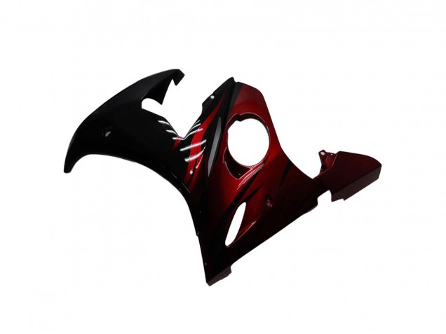 Purchase 2003-2004 Glossy Black Red Yamaha YZF R6 Motorcycle Fairing Kits UK