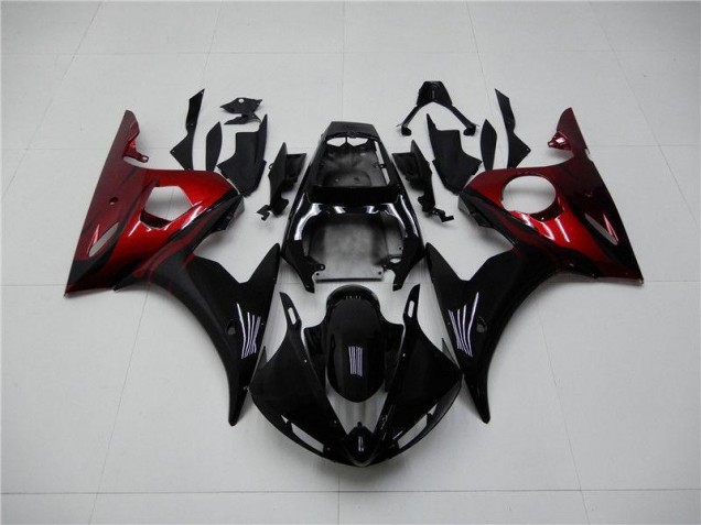 Purchase 2003-2005 Black Red Yamaha YZF R6 Motorcycle Replacement Fairings UK Purchase 2003-2005 Black Red Yamaha YZF R6 Motorcycle Replacement Fairings UK