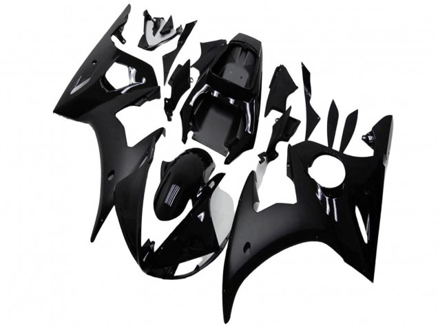 Purchase 2003-2004 Glossy Black Matte Black Yamaha YZF R6 Motorcycle Fairings UK