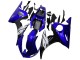 Purchase 2003-2004 Blue White Glossy Black Yamaha YZF R6 Motorcycle Fairings UK