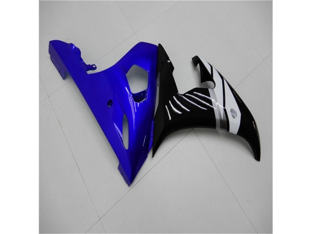 Purchase 2003-2005 Blue White Black Yamaha YZF R6 Motorcycle Fairings Kit UK Purchase 2003-2005 Blue White Black Yamaha YZF R6 Motorcycle Fairings Kit UK