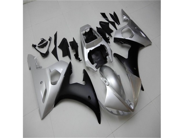 Purchase 2003-2005 Silver Black Yamaha YZF R6 Motorcylce Fairings UK Purchase 2003-2005 Silver Black Yamaha YZF R6 Motorcylce Fairings UK