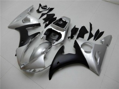Purchase 2003-2005 Silver Black Yamaha YZF R6 Motorcylce Fairings UK
