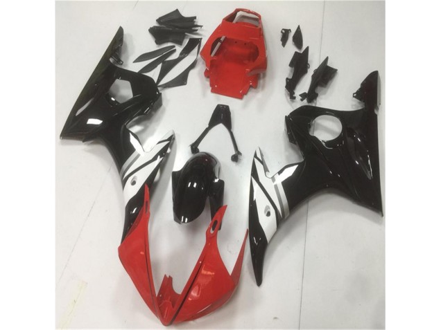 Purchase 2003-2005 Red Black White Yamaha YZF R6 Motorbike Fairings UK
