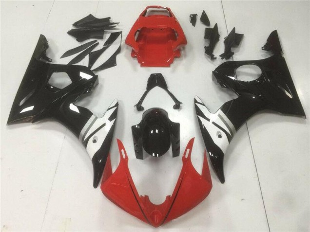 Purchase 2003-2005 Red Black White Yamaha YZF R6 Motorbike Fairings UK