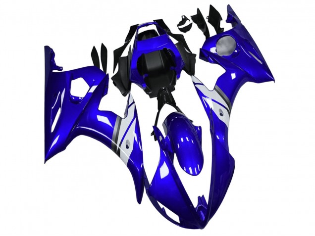 Purchase 2003-2004 Blue White Yamaha YZF R6 Motorcycle Fairings UK