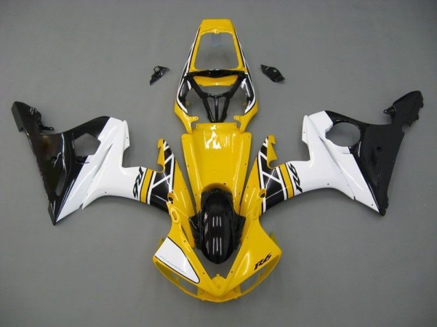 Purchase 2003-2005 Yellow White Black Yamaha YZF R6 Moto Fairings UK Purchase 2003-2005 Yellow White Black Yamaha YZF R6 Moto Fairings UK