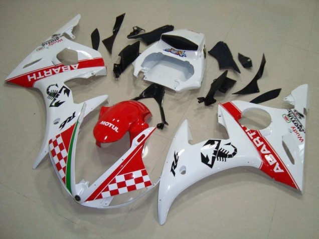 Purchase 2003-2005 Red White Yamaha YZF R6 Motorbike Fairing Kits & Bodywork UK Purchase 2003-2005 Red White Yamaha YZF R6 Motorbike Fairing Kits & Bodywork UK