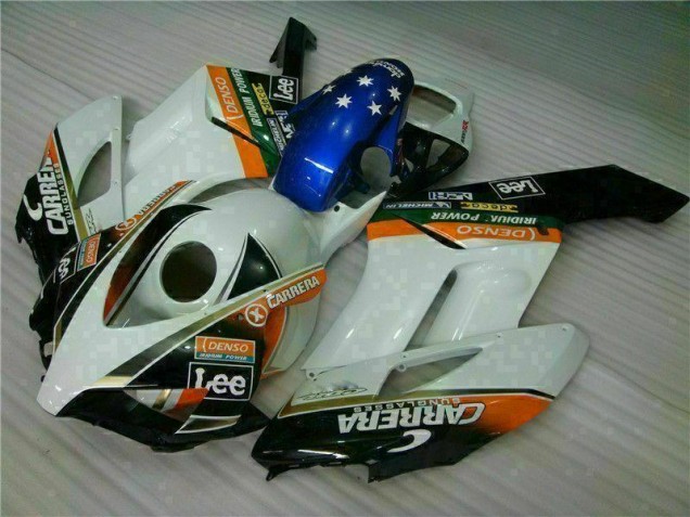 Purchase 2004-2005 White Blue Honda CBR1000RR Replacement Fairings UK Purchase 2004-2005 White Blue Honda CBR1000RR Replacement Fairings UK