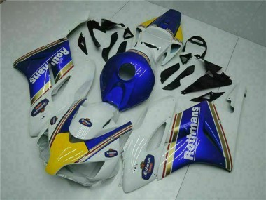 Purchase 2004-2005 White Blue Yellow Rothmans Honda CBR1000RR Motorcycle Fairing UK