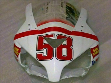 Purchase 2004-2005 White Red Yellow San Carlo 58 Honda CBR1000RR Motorcycle Fairings UK