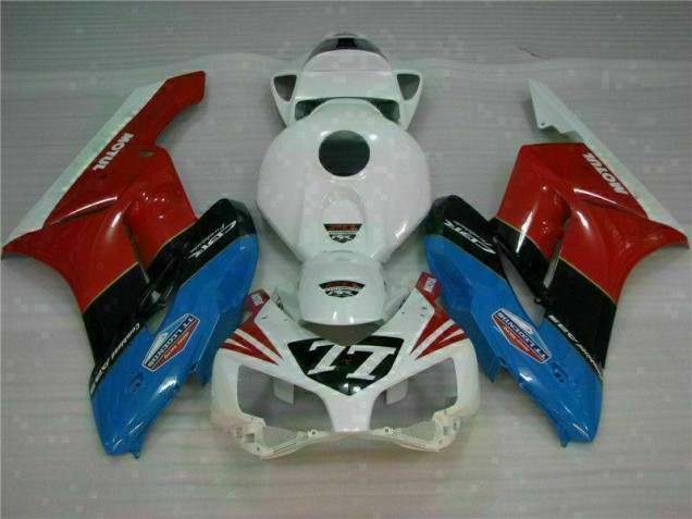 Purchase 2004-2005 White Red 77 Honda CBR1000RR Motorcycle Fairing Kits UK