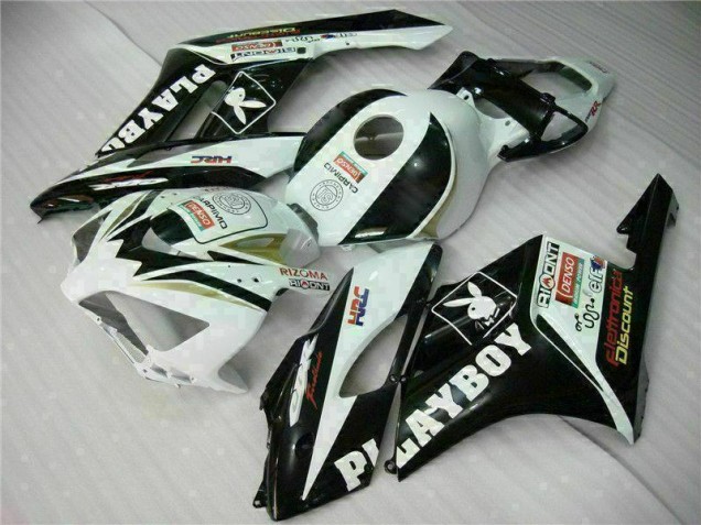 Purchase 2004-2005 Black White Honda CBR1000RR Motorcycle Fairings UK Purchase 2004-2005 Black White Honda CBR1000RR Motorcycle Fairings UK