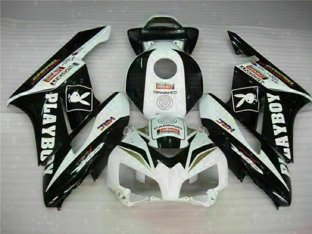 Purchase 2004-2005 Black White Honda CBR1000RR Motorcycle Fairings UK Purchase 2004-2005 Black White Honda CBR1000RR Motorcycle Fairings UK