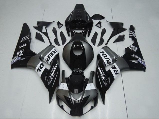 Purchase 2004-2005 Grey White Glossy Black Repsol Honda CBR1000RR Motorcycle Fairings UK