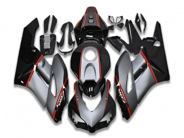 Purchase 2004-2005 Grey Red Glossy Black Honda CBR1000RR Motorcycle Fairings UK