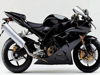 Purchase 2004-2005 Glossy Black Matte Black Kawasaki ZX10R Motorcycle Fairings UK