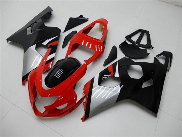Purchase 2004-2005 Red Silver Black Suzuki GSXR 600/750 Motorcycle Fairings UK