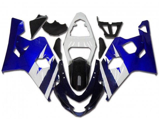 Purchase 2004-2005 White Blue Black Suzuki GSXR 600/750 Motorcycle Fairing Kits UK