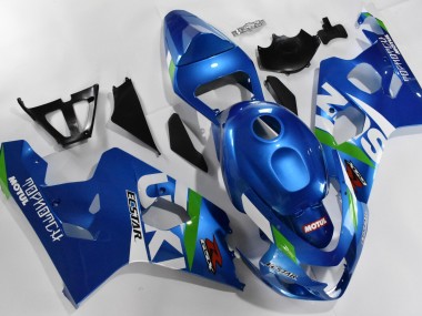 Purchase 2004-2005 Blue White Suzuki GSXR 600/750 Motorcylce Fairings UK