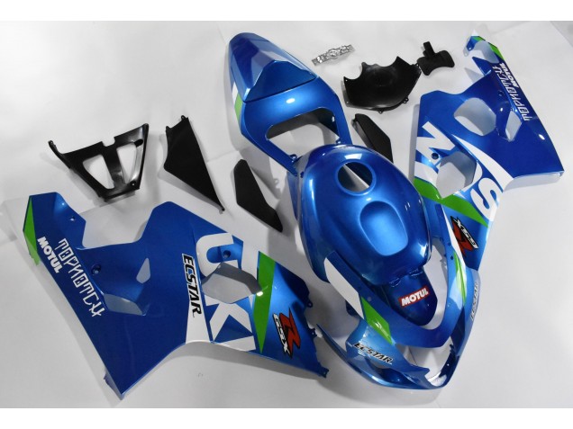 Purchase 2004-2005 Blue White Suzuki GSXR 600/750 Motorcylce Fairings UK Purchase 2004-2005 Blue White Suzuki GSXR 600/750 Motorcylce Fairings UK
