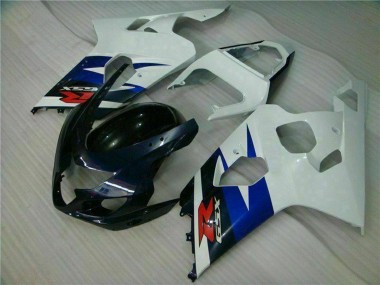 Purchase 2004-2005 White Blue Glossy Black Red Suzuki GSXR 600/750 Motorcycle Fairings UK