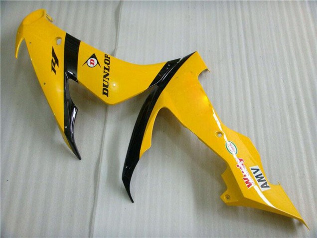 Purchase 2004-2006 Yellow Glossy Black Dunlop 50 Yamaha YZF R1 Motorcycle Fairings UK